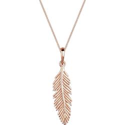 Elli Damska zawieszka z piórami Boho Festival w srebrze próby 925 Sterling Silver Naszyjniki 1 ct Damski