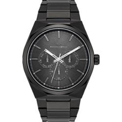 Rhodenwald & Söhne Wielofunkcyjny Cooledge Czarny Stal nierdzewna Czarny Zegarki damskie 1 ct Męskie