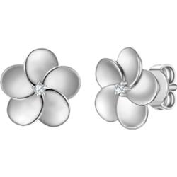 Rafaela Donata Kolczyki Kwiat z Srebro wysokiej próby w Srebrny 1 ct Damski