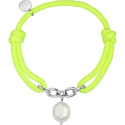 Glanzstücke München Bransoletka z pereł Stal szlachetna Perła hodowlana słodkowodna srebrny Bransoletki 1 ct Damski