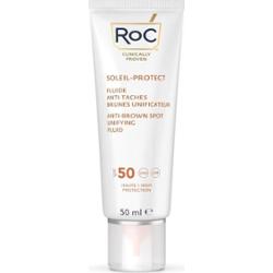RoC Soleil Protect Anti Brown Spots Unifying Fluid lekki fluid ochronny na przebarwienia SPF 50 50 ml