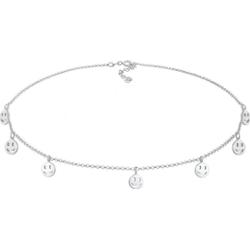 Elli Damski choker z smiling face Basic wykonany ze srebra próby 925 Sterling Silver Naszyjniki 1 ct
