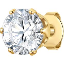 True Rebels Kolczyki Stal nierdzewna Żółte złoto 1 ct Męskie