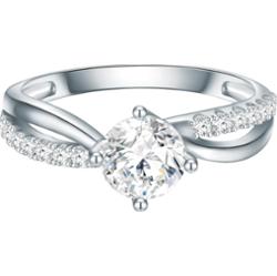 Trilani Pierścionek Srebro wysokiej próby Srebrny Pierścionki 1 ct Damski