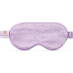 Crystallove Opaska na oczy z jedwabiu z kryształkami – lilac Płatki pod oczy 1 ct