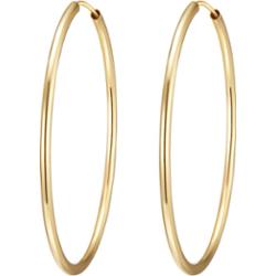 Rafaela Donata Srebrne kolczyki kreole srebro wysokiej próby różowe złoto Kolczyki 1 ct Damski