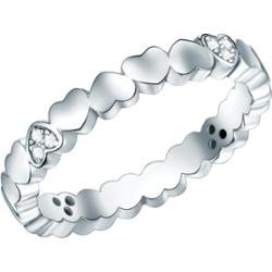 Rafaela Donata Srebrny pierścionek Serce srebro wysokiej próby Cyrkonia srebrny Pierścionki 1 ct Damski