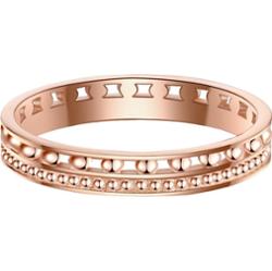 Lulu & Jane Pierścionek Mosiadz Różowy złoty Pierścionki 1 ct Damski