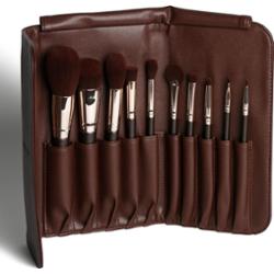 Inglot Zestaw pędzli w etui CHOCOLATE Zestawy pędzli do makijażu 1 ct