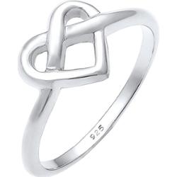 Elli Damski Wiesn Pretzel Węzeł-sSerce srebro 925 Sterling Silver Pierścionki 1 ct