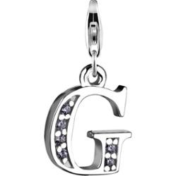 Nenalina Damski wisiorek litera R ze srebra próby 925 sterling silver Wisiorki 1 ct