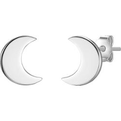 Glanzstücke München Srebrne kolczyki sztyfty Księżyc srebro wysokiej próby różowe złoto Kolczyki 1 ct Damski