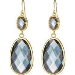 Lulu & Jane Mosiadz KamieŃ naturalny Kolczyki 1 ct Damski