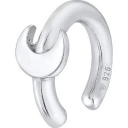 Elli Damskie Crescent Moon Blogger w pozłacanym srebrze 925 Sterling Silver Nausznice 1 ct