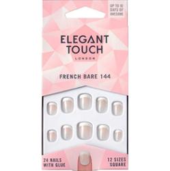 Elegant Touch Natural French 144 Bare Extra Short Stylizacja paznokci 1 ct
