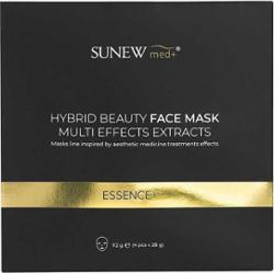 Sunewmed+ ESSENCE+ Maska hybrydowa z peptydami i śluzem ślimaka 4 szt. Maseczki nawilżające 1 ct
