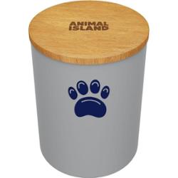 Animal Island Pojemnik na karmę M, Kocia łapka Szampony 3000 ml Szary