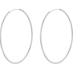 Elli Damskie kolczyki kreole Basic filigranowe ze srebra próby 925 Sterling Silver Kolczyki koła 1 ct