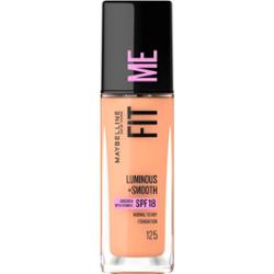 Maybelline Fit Me Luminous+Smooth Podkład Rozświetlający Podkłady 30 ml 125 - 125 NUDE BEIGE