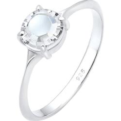 Elli Damski pierścionek zaręczynowy z kryształami ze srebra 925 Sterling Silver Pierścionki 1 ct