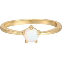 Rafaela Donata Pierścionek Srebro wysokiej próby Żółte złoto Pierścionki 1 ct Damski