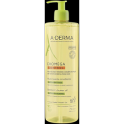 A-DERMA Exomega Emolientowy olejek oczyszczający zapobiegający zarysowaniom Olejki pod prysznic 750 ml