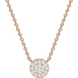 Glanzstücke München Łańcuszek z Srebro wysokiej próby w Różowy złoty Naszyjniki 1 ct Damski