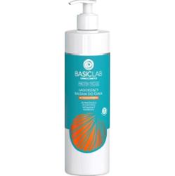 BasicLab Łagodzący balsam do ciała po opalaniu 3% Pantenolu 2% Ksylitolu Witamina F Bisalol Balsamy do ciała 300 ml