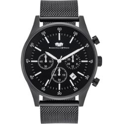 Rhodenwald & Söhne Chronograf Goodwill Czarny Stal nierdzewna Czarny Zegarki damskie 1 ct Męskie