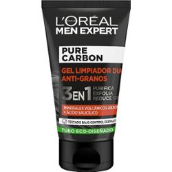 L´Oréal Men Expert MEN EXPERT żel oczyszczający przeciw wypryskom z czystym węglem 3w1 Oczyszczanie twarzy 100 ml Męskie
