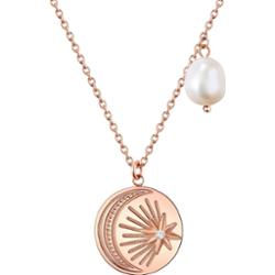 Valero Pearls Stal nierdzewna Preciosa Perła hodowlana słodkowodna Naszyjniki 1 ct Damski