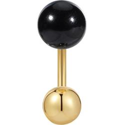 Glanzstücke München Kolczyki Srebro wysokiej próby Żółte złoto 1 ct Damski