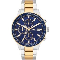 Rhodenwald & Söhne Chronograf Karthago II Srebrny Stal nierdzewna Srebrny/żółte złoto Zegarki damskie 1 ct Męskie