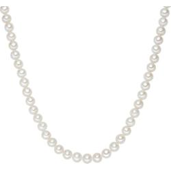 Valero Pearls Naszyjnik z pereł srebro wysokiej próby Perła hodowlana słodkowodna srebrny Naszyjniki 1 ct Damski
