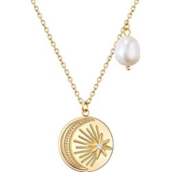 Valero Pearls Stal nierdzewna Preciosa Perła hodowlana słodkowodna Naszyjniki 1 ct Damski