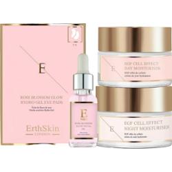ErthSkin London Zestaw rozświetlający EGF + płatki róży Kremy na noc 1 ct Damski