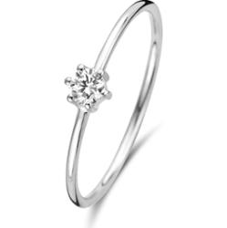 Isabel Bernard Pierścionek Isabel Bernard Saint Germain Abelle - 14-karatowe białe złoto Pierścionki 1 ct Damski