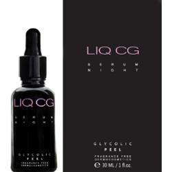 LIQ CG - Serum Night 7% Glycolic PEEL, Serum wygładzające na noc - peeling, 30ml