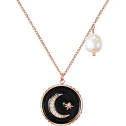 Valero Pearls Księżyc Stal nierdzewna Preciosa Perła hodowlana słodkowodna Naszyjniki 1 ct Damski