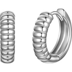 Rafaela Donata Kolczyki z Srebro wysokiej próby w Srebrny 1 ct Damski