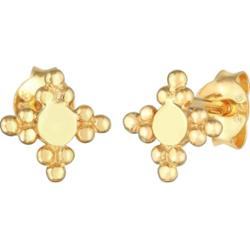 Elli Damskie kolczyki sztyfty Kula Gwiazd w srebrze próby 925 Kolczyki 1 ct