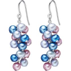 Valero Pearls Kolczyki wiszące z perłą srebro wysokiej próby Perła hodowlana słodkowodna srebrny 1 ct Damski