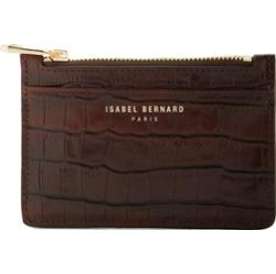 Isabel Bernard Uchwyt na karty Isabel Bernard Honoré Aveline brązowy - skóra Portfele 1 ct Damski