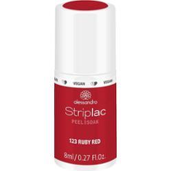 Alessandro Striplac STRIPLAC PEEL OR SOAK - VEGE Lakiery do paznokci 8 ml 123 - RUBY RED