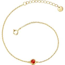 Glanzstücke München Bransoletka z Srebro wysokiej próby w Żółte złoto Bransoletki 1 ct Damski