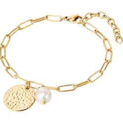 Valero Pearls Stal nierdzewna Perła hodowlana słodkowodna Bransoletki 1 ct Damski
