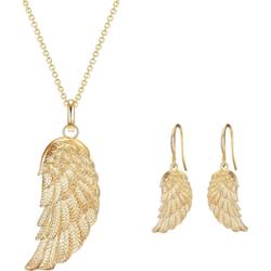 Rafaela Donata Komplet biżuterii biżuteryjnej Anielskie skrzydła Mosiądz różowe złoto Zestawy 1 ct Damski
