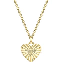 Glanzstücke München Naszyjnik srebrny srebro wysokiej próby żółte złoto Naszyjniki 1 ct Damski