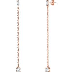 Glanzstücke München Kolczyki wiszące srebrne srebro wysokiej próby Cyrkonia srebrny 1 ct Damski