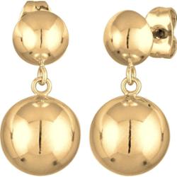 Elli Damskie kolczyki kulki okrągłe Geo Trend Kolor srebrny Kolczyki 1 ct